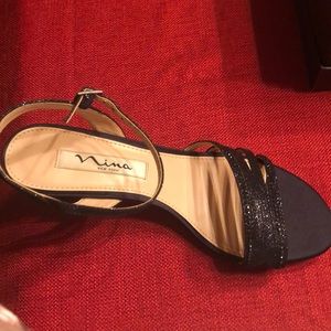 Nina sandels  size 7w Macy’s